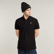 G-Star RAW Poloshirt Poloshirit Dunda slim Logo-embossing op de borst