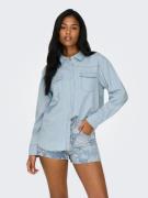 Only Jeans blouse ONLBEA LS LOOSE DNM SHIRT GUA