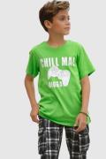 KIDSWORLD T-shirt CHILL MAL Casual statementprint