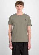 NU 20% KORTING: Alpha Industries Shirt met ronde hals Camo Logo Puff P...