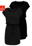 Only Shirtjurk ONLMAY LIFE S/S DRESS 2 PACK CS JRS (Set van 2)