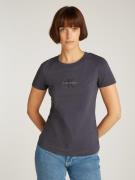 Calvin Klein T-shirt MONOLOGO SLIM TEE met gestempeld logo