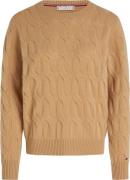 Tommy Hilfiger Gebreide trui SOFT WOOL CABLE C-NK