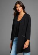 NU 20% KORTING: Laura Scott Lange blazer met ritssluitingen