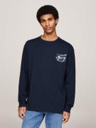 NU 20% KORTING: Tommy Jeans Plus Longsleeve TJM REG SPRAY TEE LS EXT