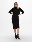 Only Gebreide jurk ONLBRANDIE L/S ROLL NECK DRESS