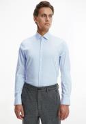 Calvin Klein Businessoverhemd POPLIN STRETCH SLIM SHIRT met kent-kraag...