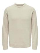 ONLY & SONS Gebreide trui ONSETHAN LIFE REG 7 CREW KNIT