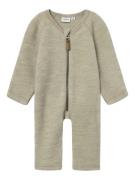 Name It Jumpsuit NBFWMINO WOOL BRU LS SUIT NOOS