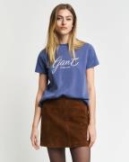 Gant T-shirt REG SCRIPT T-SHIRT Grafische GANT-print op borsthoogte