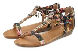 NU 20% KORTING: Lascana Sandalen Sandalette, zomerschoen in festival-l...