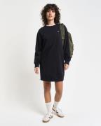 NU 20% KORTING: Gant Sweatjurk SHIELD C-NECK SWEAT DRESS