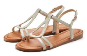 NU 20% KORTING: Lascana Sandalen Sandalette, zomerschoen met verfijnde...