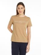 NU 20% KORTING: Tommy Hilfiger T-shirt REG CORP LOGO C-NK SS met een l...