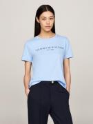 Tommy Hilfiger T-shirt REG CORP LOGO C-NK SS met een logo-opschrift