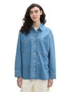 NU 20% KORTING: Tom Tailor Denim Jeans blouse met borstzakken