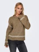 NU 20% KORTING: Only Trui met ronde hals ONLAMANDA LIFE LS O-NECK DETA...