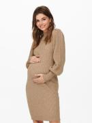 NU 20% KORTING: ONLY MATERNITY Gebreide jurk OLMKATIA L/S DRESS KNT NO...