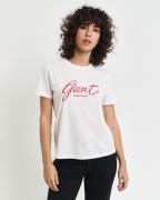 NU 20% KORTING: Gant T-shirt REG SCRIPT T-SHIRT Grafische GANT-print o...