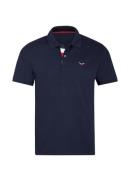 Trigema Poloshirt TRIGEMA poloshirt met driekleurige knoopsluiting (1-...