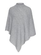 pieces Gebreide poncho PCFORTUNA HIGH NECK PONCHO NOOS BC