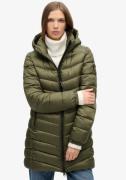 NU 20% KORTING: Superdry Gewatteerde jas HOODED FUJI MID GEWATTEERDE J...