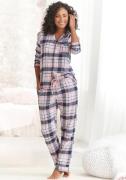 NU 20% KORTING: H.I.S Pyjama van flanel met alover ruitpatroon (set, 2...