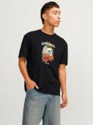 NU 20% KORTING: Jack & Jones Shirt met ronde hals JORSEVEN SKULL TEE S...