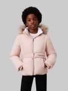 Calvin Klein Outdoorjack Classic Belted Fur Jacket voor kinderen tot 1...