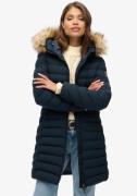 Superdry Gewatteerde jas FUJI NEPPEL HOOD MID LENGTH