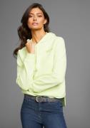 NU 20% KORTING: Laura Scott Hoodie met borduursel op de borst - nieuwe...