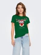 NU 20% KORTING: Only Shirt met ronde hals ONLXMAS YRSA CHRISTMAS REG S...