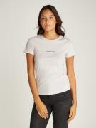 NU 20% KORTING: Calvin Klein T-shirt MONOLOGO SLIM TEE met gestempeld ...