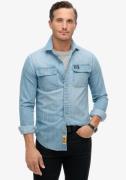 NU 20% KORTING: Superdry Overhemd met lange mouwen EMBROIDERED WORKWEA...