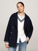 NU 20% KORTING: TOMMY JEANS Korte jas TJW WOOL PEACOAT