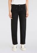 Herrlicher Boyfriendjeans Shyra Tap Long Recycled Denim Black Stretch