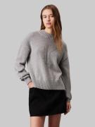 NU 20% KORTING: Calvin Klein Trui met ronde hals CK INTARSIA LOOSE SWE...