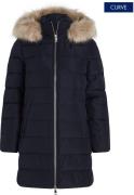 Tommy Hilfiger Curve Gewatteerde jas CRV TYRA HERITAGE COAT WITH FUR