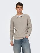 NU 20% KORTING: ONLY & SONS Trui met polokraag ONSMATTEO LS ZIP POLO