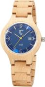 ETT Solarhorloge Osoyoos Wood, EGW-12127-32Set Polshorloge, herenhorlo...