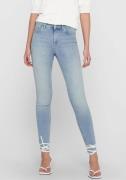 NU 20% KORTING: Only Ankle jeans ONLBLUSH MID SK ANK RAW met iets gera...