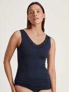 NU 20% KORTING: CALIDA Hemd Natural Comfort Lace Tank-top, katoen-top ...