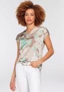 NU 20% KORTING: Boysen's Blouse zonder sluiting in materiaalmix in ver...