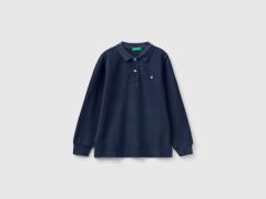 NU 20% KORTING: United Colors of Benetton Poloshirt met lange mouwen m...