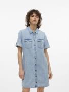 NU 20% KORTING: Vero Moda Jeans jurk VMJENNIE SS SHORT DENIM DRESS NOO...