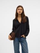 Vero Moda Shirt VMALVA L/S COLLAR TOP WVN GA