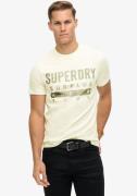 Superdry Shirt met ronde hals SURPLUS GRAPHIC TSHIRT