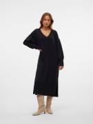 NU 20% KORTING: Vero Moda Gebreide jurk VMJUPITER LS V-NECK CALF DRESS...