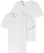 Schiesser T-shirt "95/5" met ronde hals (2 stuks, Set van 2)