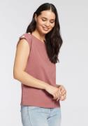 NU 20% KORTING: Laura Scott T-shirt met decoratieve knopen